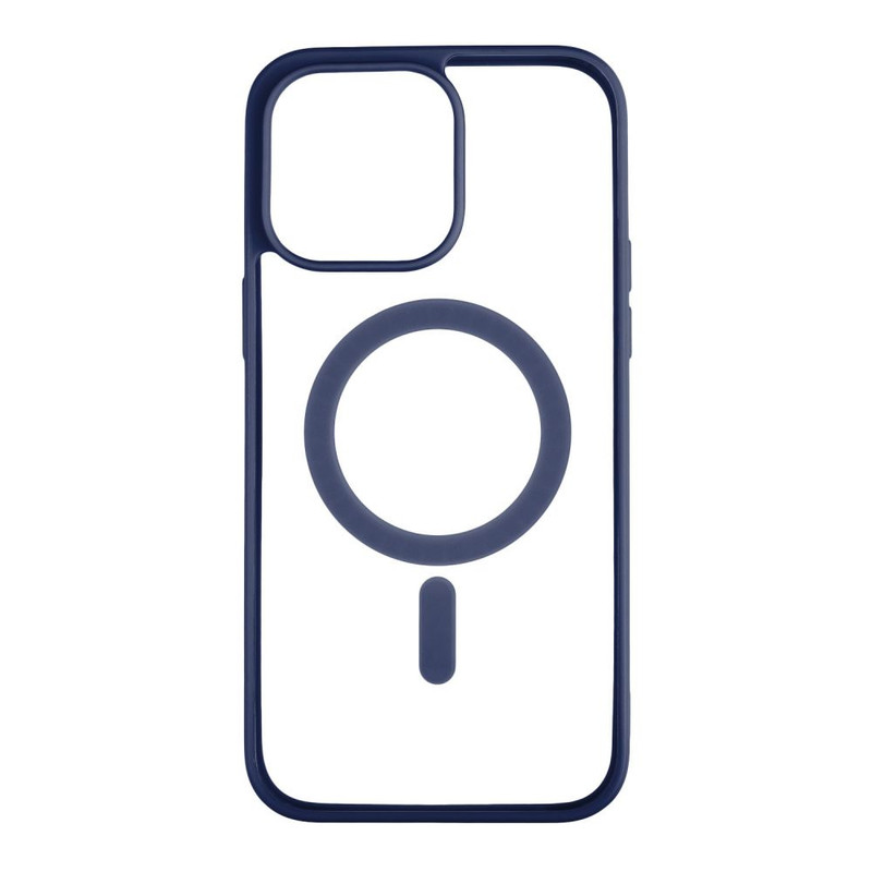 CLEAR CASE MAGNETIC IPHONE 15 PRO AZUL - 1