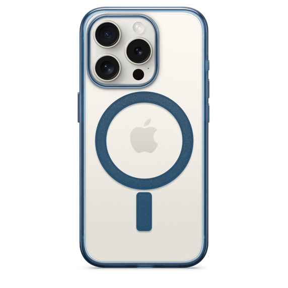 CLEAR CASE MAGNETIC IPHONE 15 PRO AZUL - 2