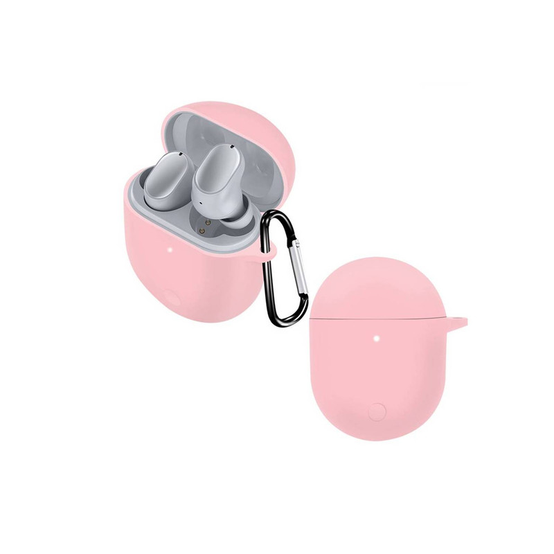 CASE DE SILICONA PARA XIAOMI REDMI BUDS 3 PRO ROSADO - 2
