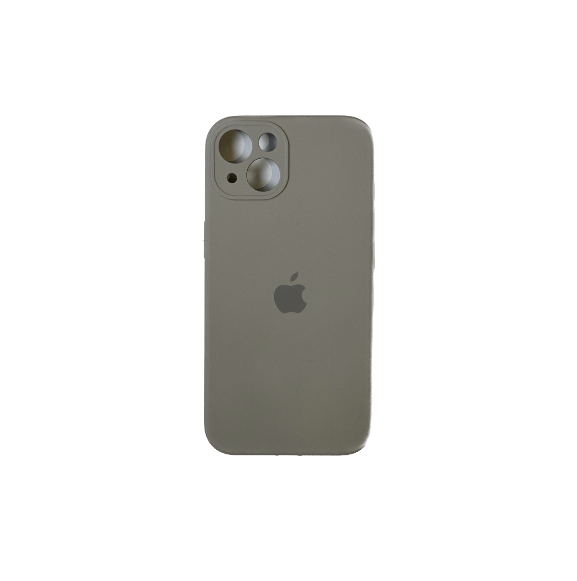 CASE SILICON Y VIDRIO TEMPLADO PARA IPHONE 15 PLUS GRIS - 2