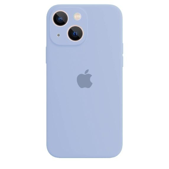 CASE SILICON Y VIDRIO TEMPLADO PARA IPHONE 15 PLUS AZUL CIELO - 2