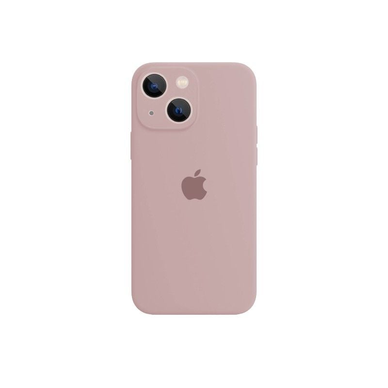 CASE SILICON Y VIDRIO TEMPLADO PARA IPHONE 15 PLUS NUDE - 2