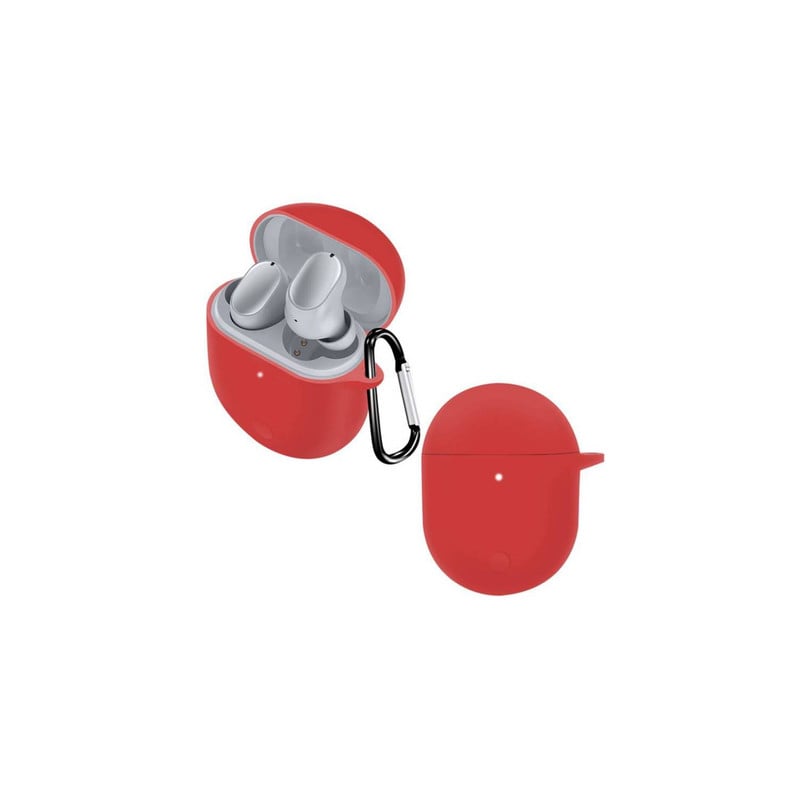 CASE DE SILICONA PARA XIAOMI REDMI BUDS 3 PRO ROJO - 2