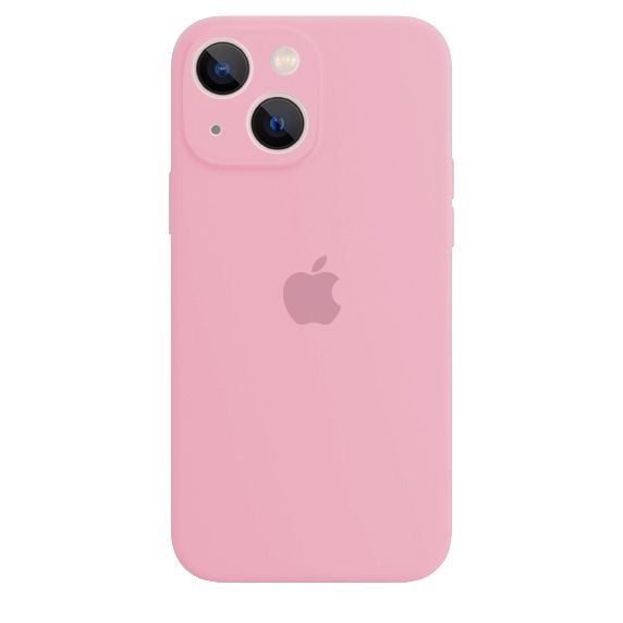 CASE SILICON Y VIDRIO TEMPLADO PARA IPHONE 15 PLUS ROSADO - 2