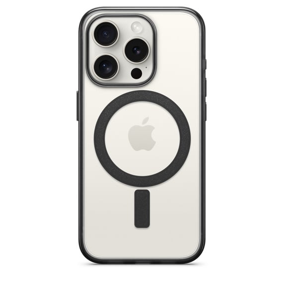 CLEAR CASE MAGNETIC IPHONE 15 PRO MAX NEGRO - 2