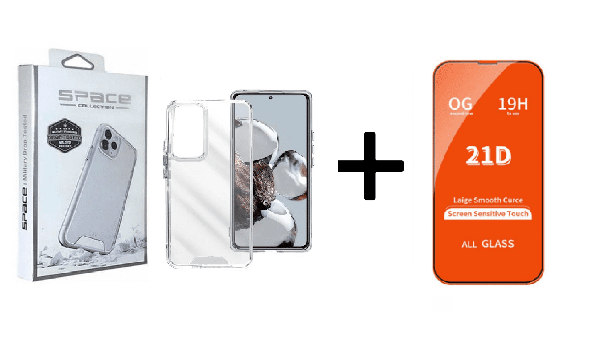 CASE SPACE Y VIDRIO TEMPLADO PARA XIAOMI MI 12T - 1