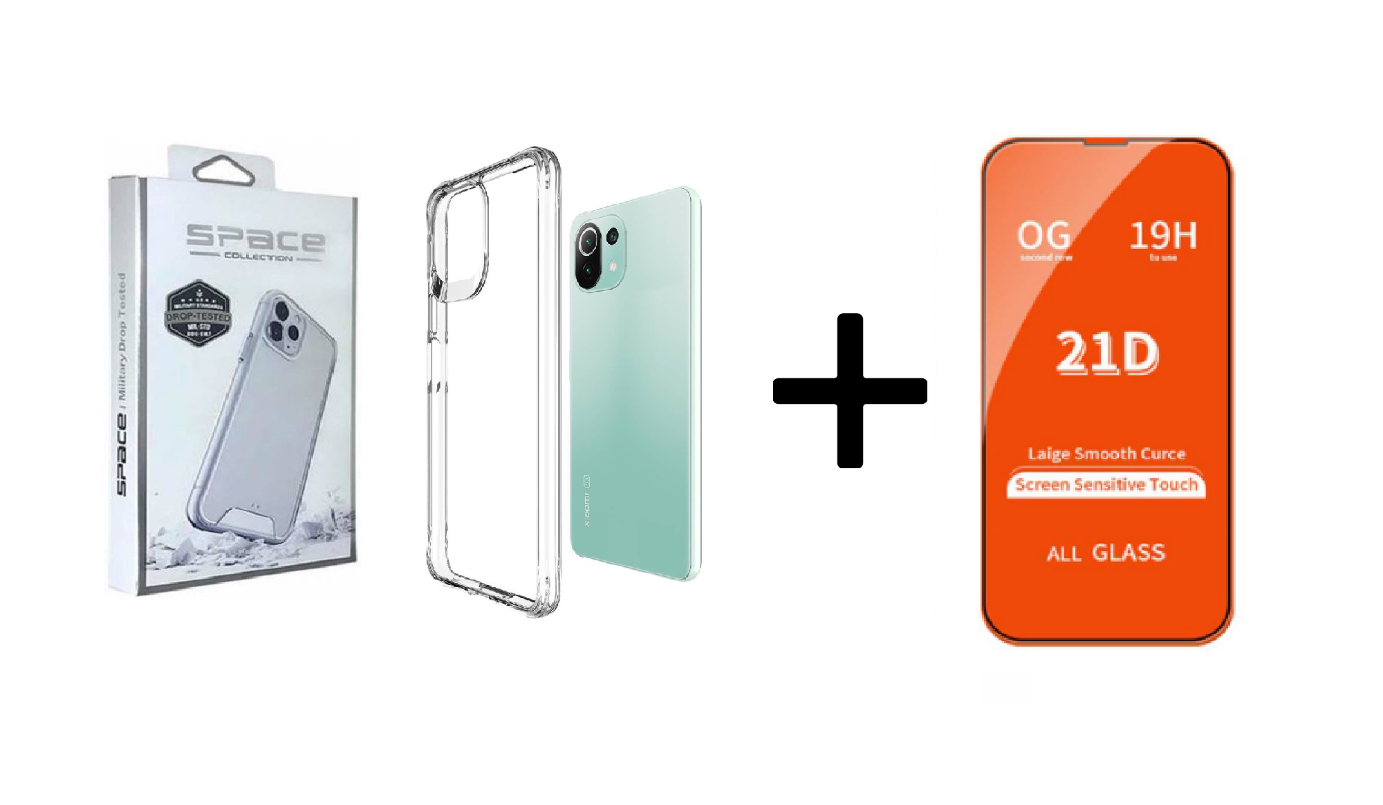 CASE SPACE Y VIDRIO TEMPLADO PARA XIAOMI MI 11 - 1