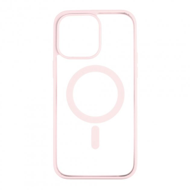 CLEAR CASE MAGNETIC IPHONE 15 PRO MAX ROSADO - 1