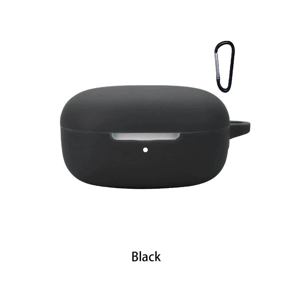 FUNDA DE SILICONA PARA AURICULARES XIAOMI REDMI BUDS 6 PLAY-NEGRO - 1
