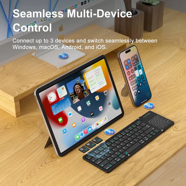 TECLADO PORTÁTIL NILLKIN CUBE POCKET BLUETOOTH - 2