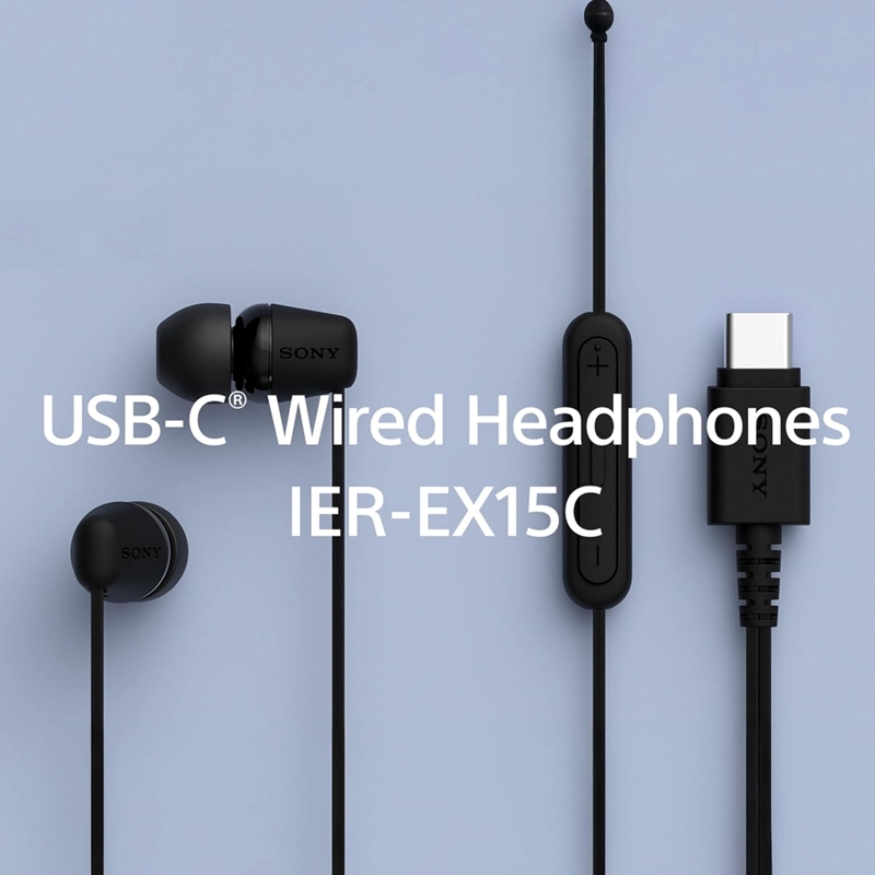 AURICULARES CON CABLE SONY IER-EX15C TIPO C-NEGRO - 3