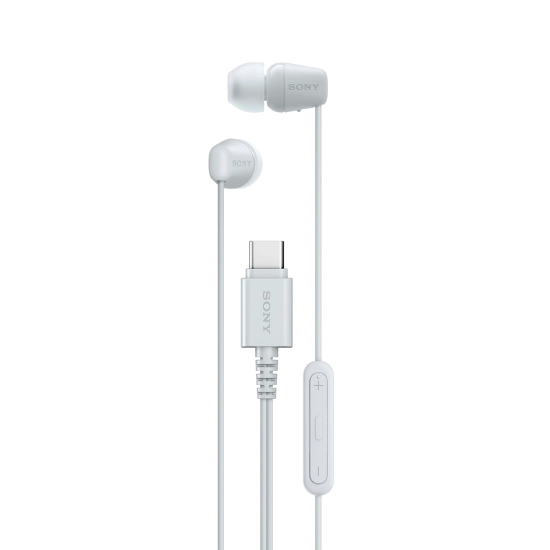 AURICULARES CON CABLE SONY IER-EX15C TIPO C-BLANCO - 1