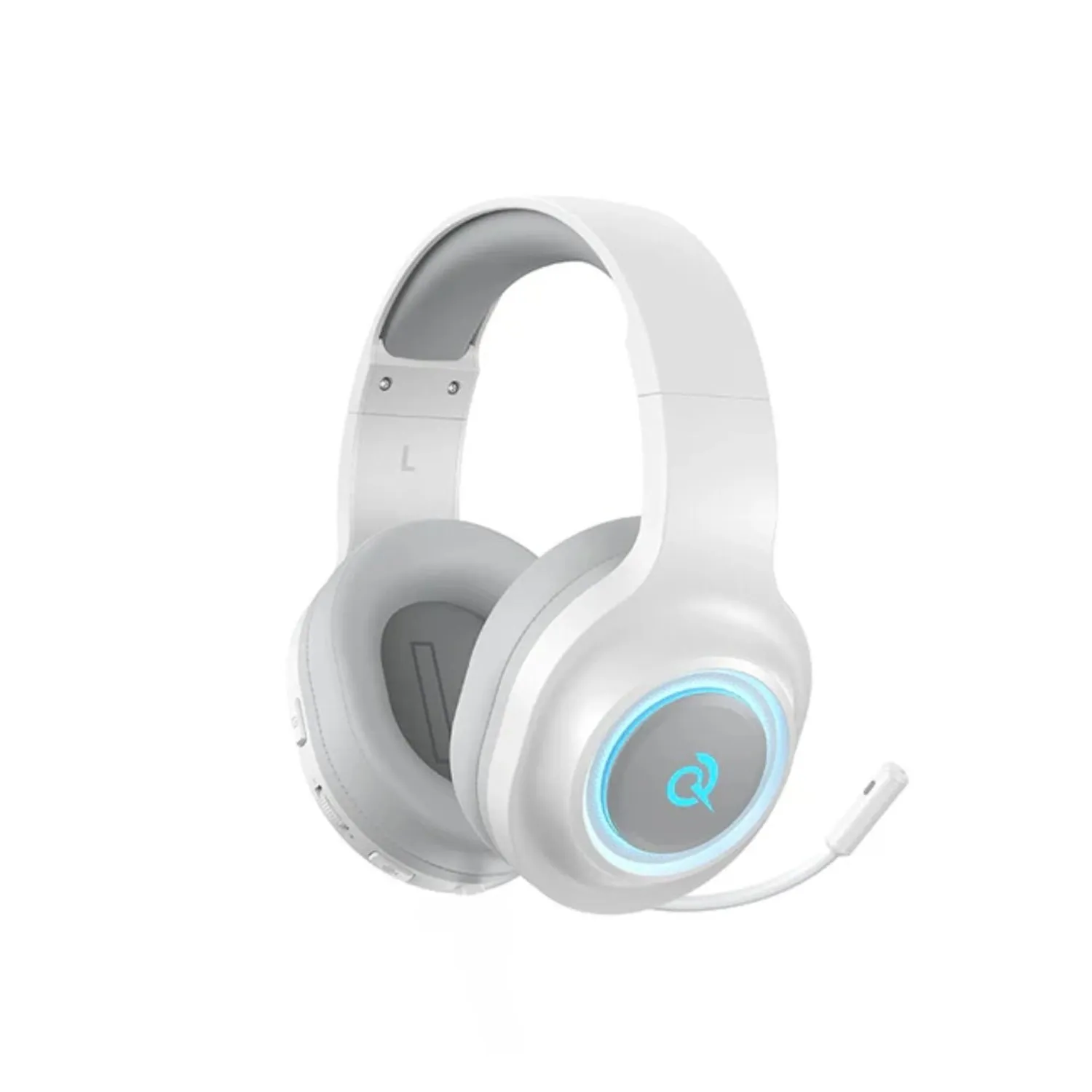 AUDÍFONOS INALÁMBRICOS GAMER QCY HEROAD V200 TRIPLE CONEXIÓN BLANCO - 1
