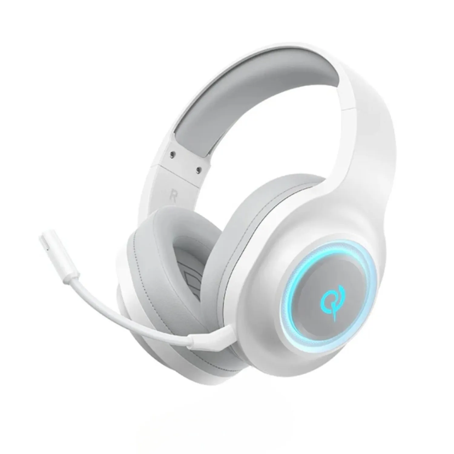 AUDÍFONOS INALÁMBRICOS GAMER QCY HEROAD V200 TRIPLE CONEXIÓN BLANCO - 3