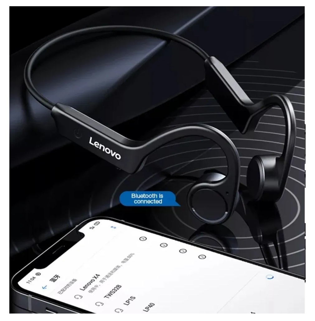 AUDIFONOS TWS X4 NEGRO CONDUCCION OSEA - 2