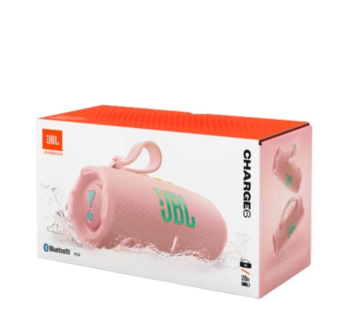 PARLANTE PORTÁTIL JBL CHARGE 6 CON BLUETOOTH- ROSADO - 1