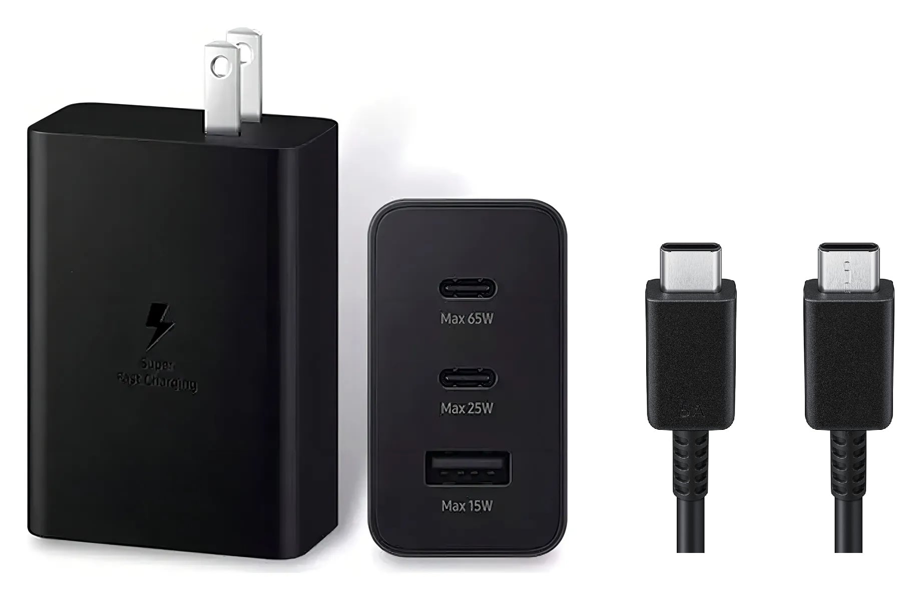 CARGADOR SAMSUNG 65W TRIPLE ENTRADA EP-T6530 - 1