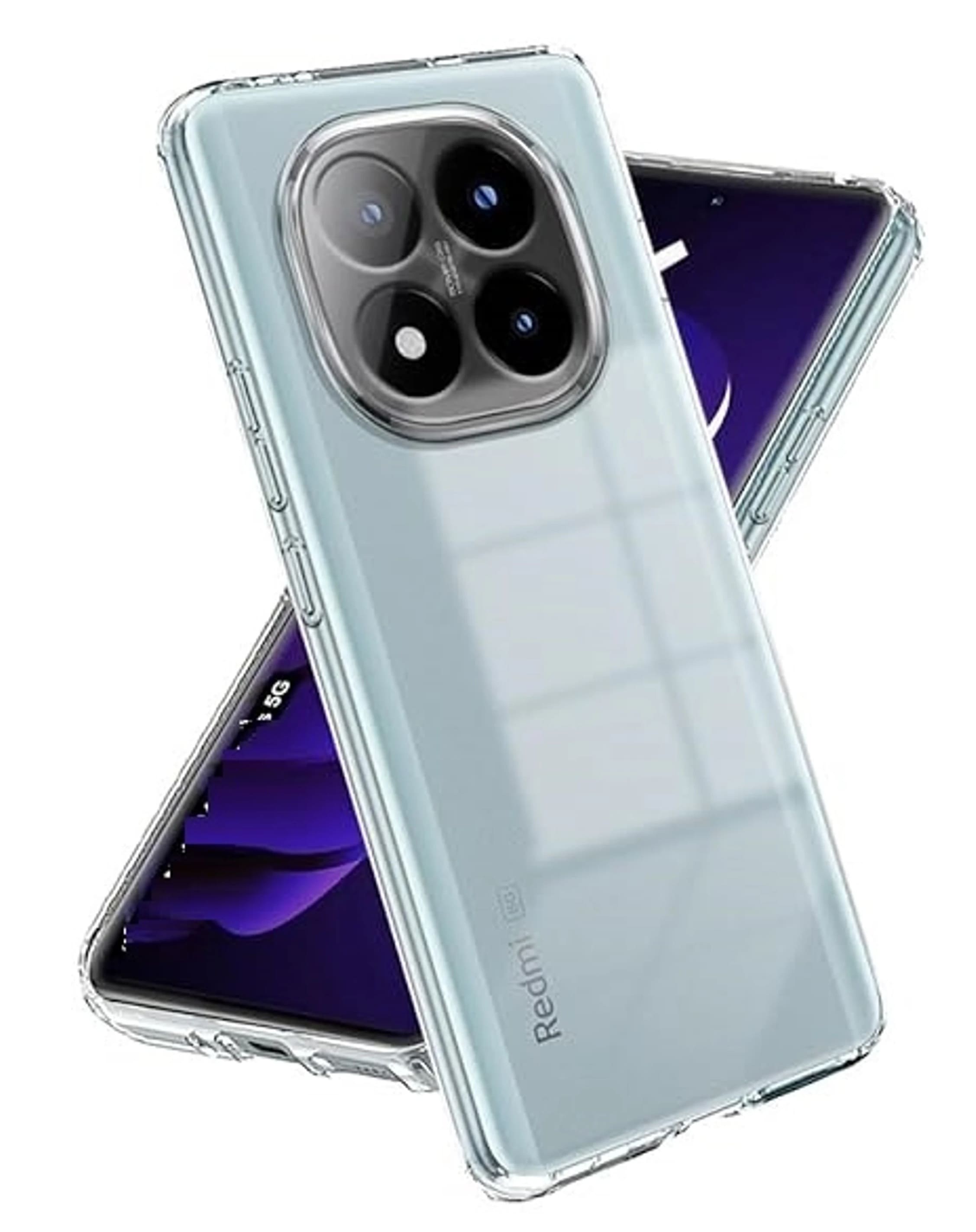 CASE 360 SON 3 EN 1 TRANSPARENTE PARA REDMI NOTE 15 PRO PLUS - 1