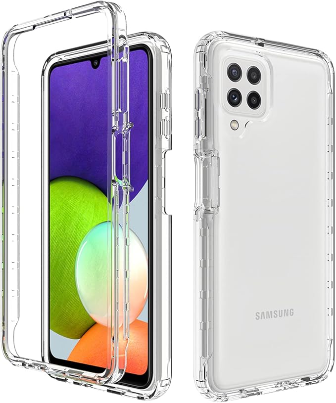 CASE 360 SON 3 EN 1 TRANSPARENTE PARA SAMSUNG A12 - 1