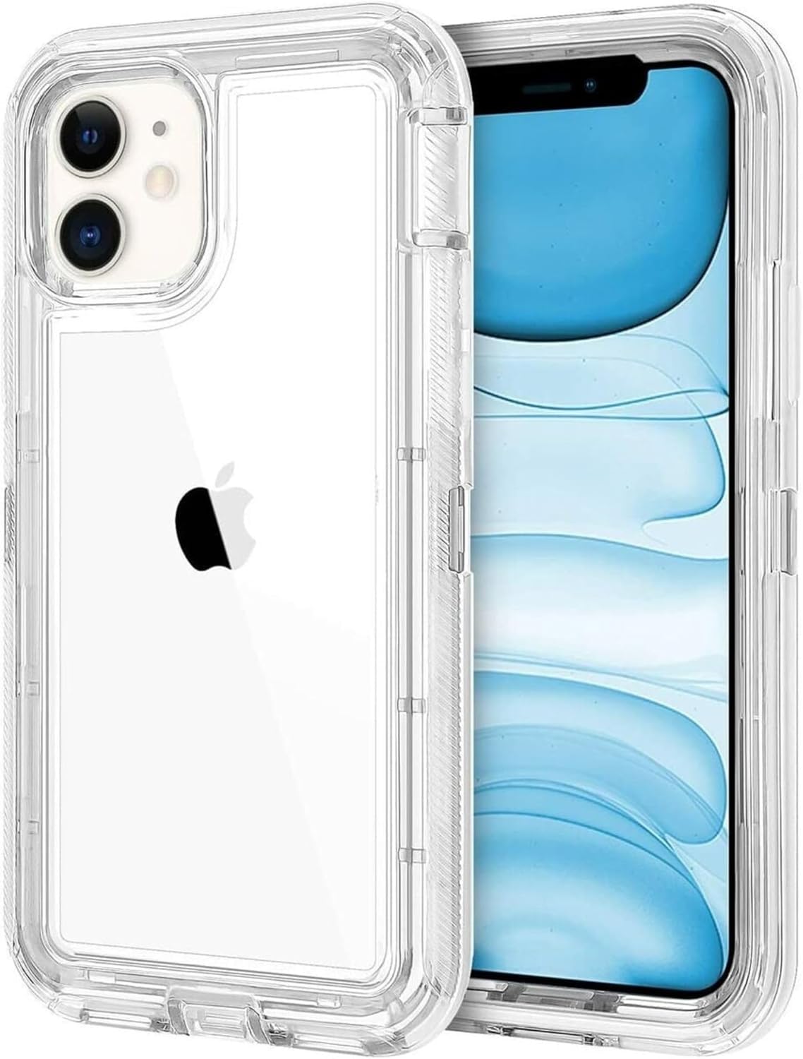 CASE 360 SON 3 EN 1 TRANSPARENTE PARA IPHONE 12 - 1