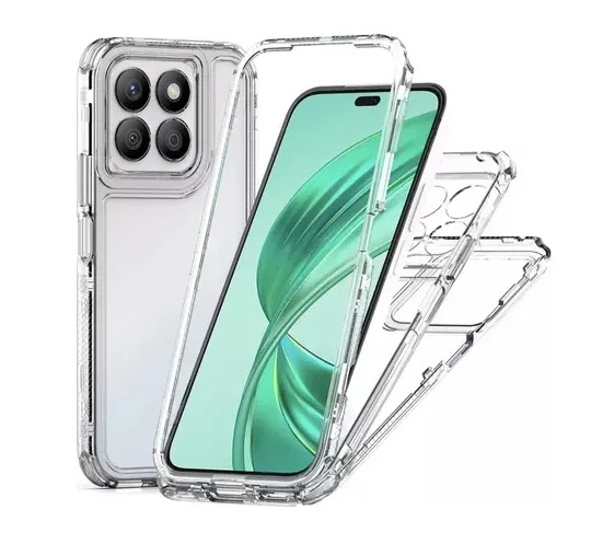 CASE 360 SON 3 EN 1 TRANSPARENTE PARA HONOR X8C - 1