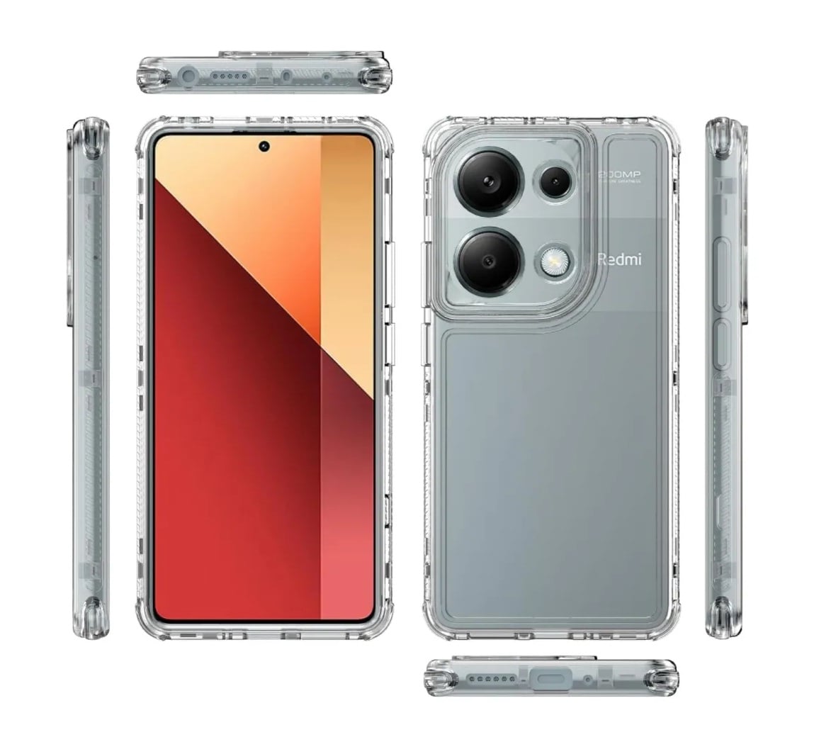 CASE 360 SON 3 EN 1 TRANSPARENTE PARA REDMI 13 PRO 4G - 2