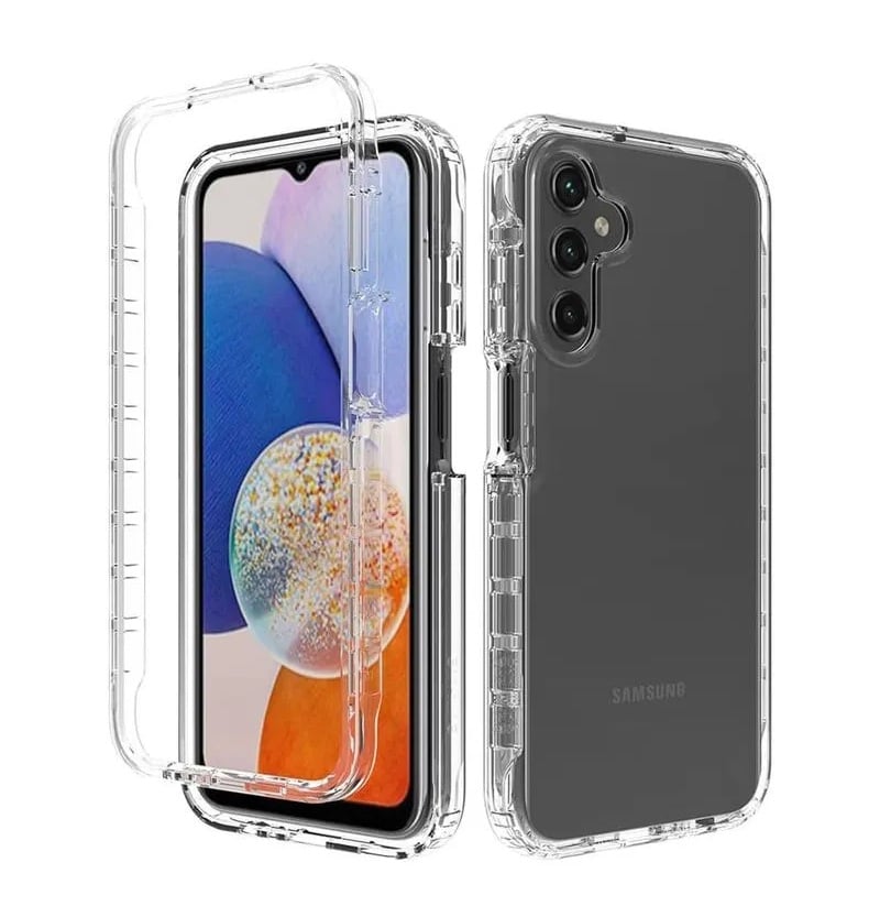 CASE 360 SON 3 EN 1 TRANSPARENTE PARA SAMSUNG A54 - 1