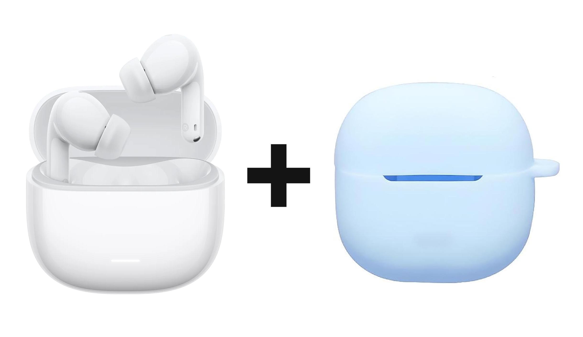 AUDIFONOS REDMI BUDS 8 LITE BLANCO + PROTECTOR - 4