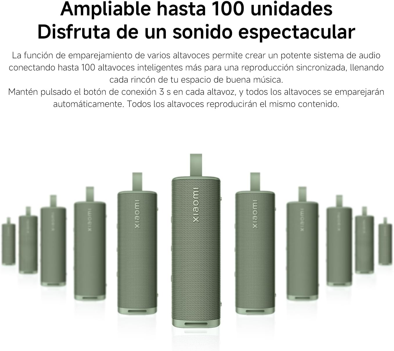 PARLANTE BLUETOOTH XIAOMI OUTDOOR 30W IP67 - VERDE - 4