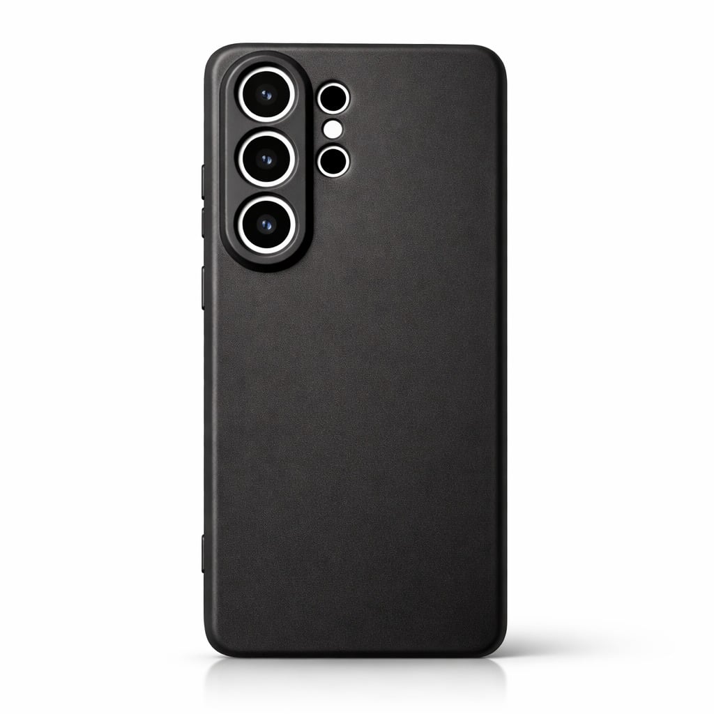 CASE SILICONA PARA SAMSUNG S26 ULTRA-NEGRO - 1