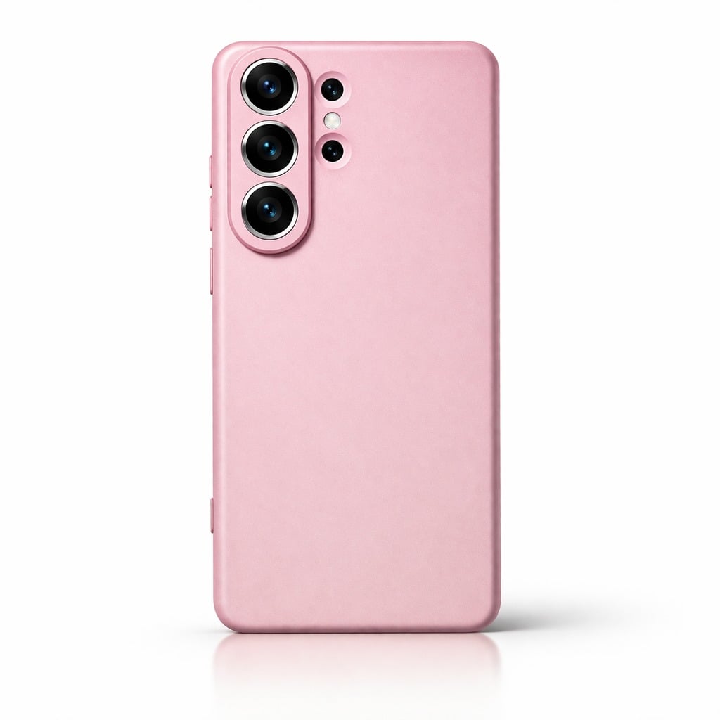 CASE SILICONA PARA SAMSUNG S26 ULTRA-ROSADO - 1