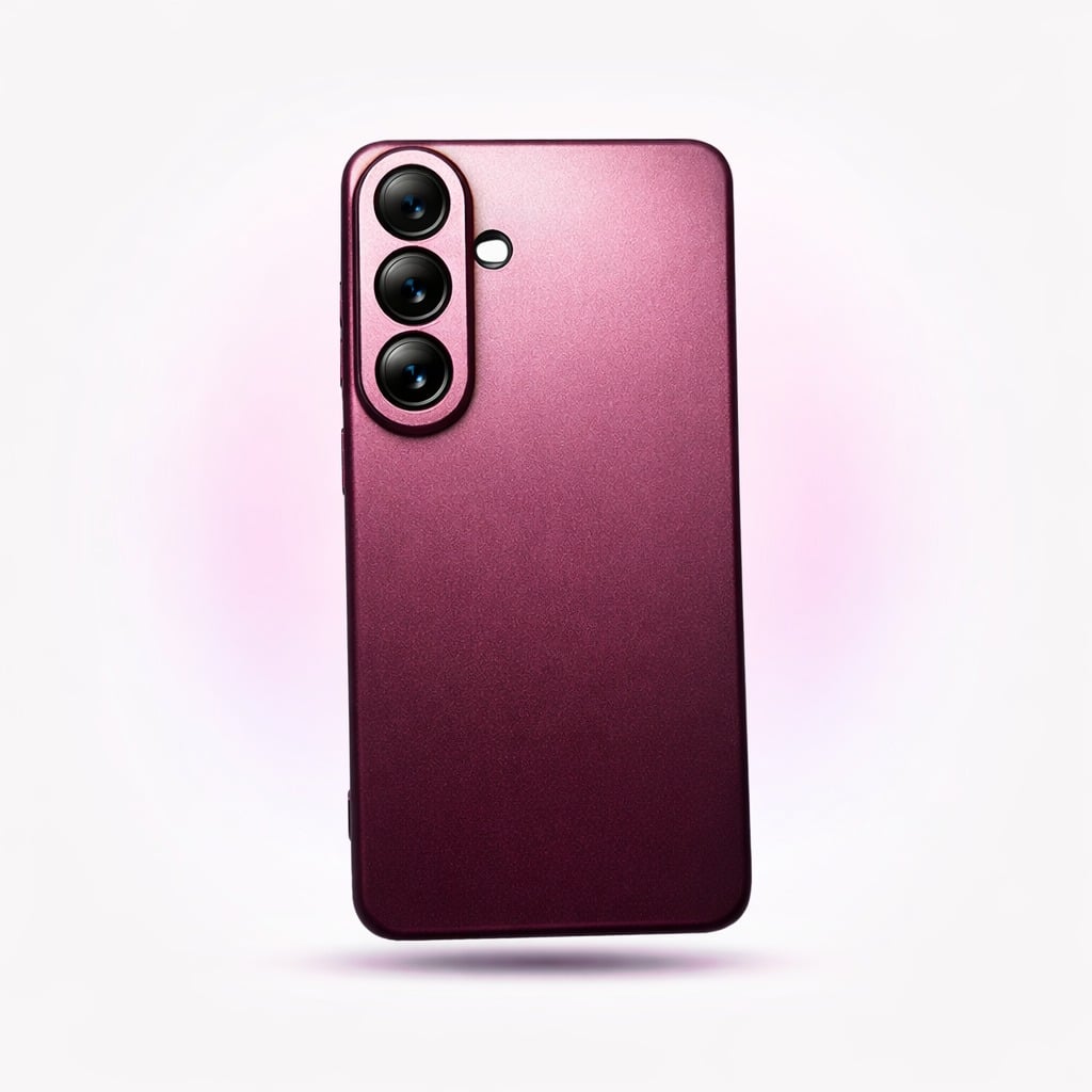 CASE SILICONA PARA SAMSUNG S26 - MORADO - 1