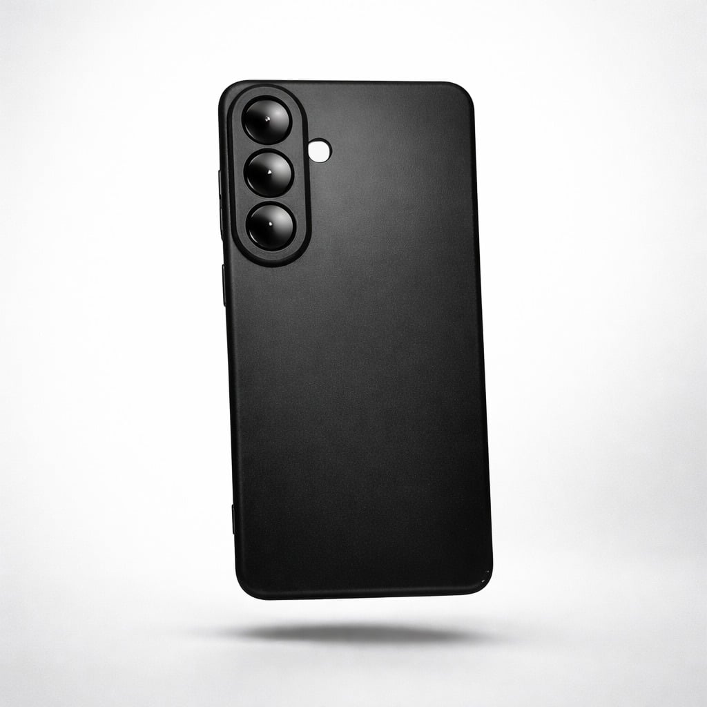 CASE SILICONA PARA SAMSUNG GALAXY A16 -NEGRO - 1