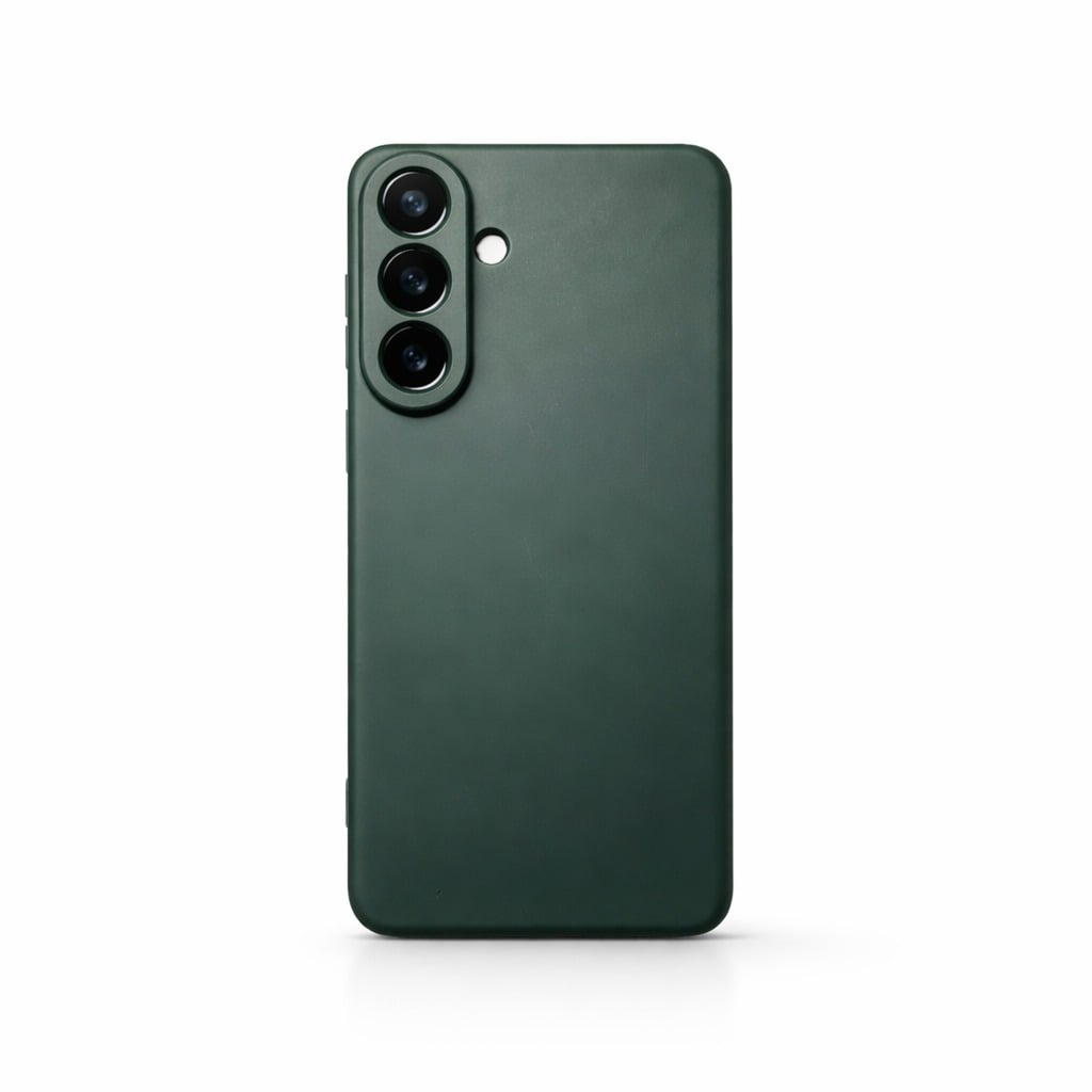 CASE SILICONA PARA SAMSUNG GALAXY A56-VERDE MILITAR - 1