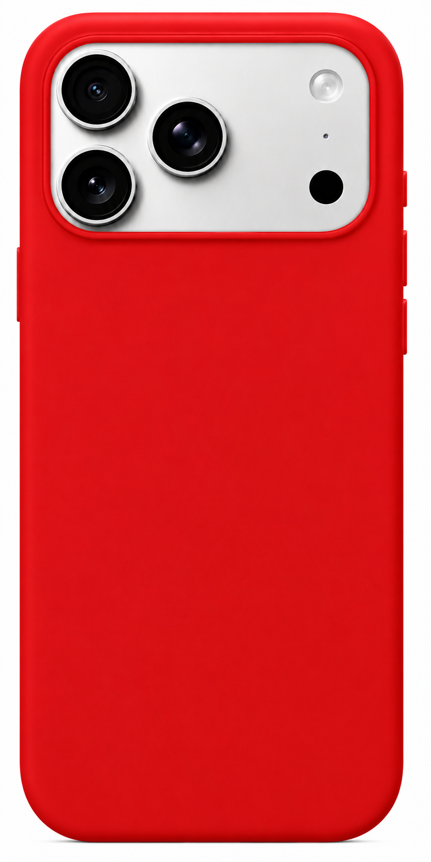 FUNDA PROTECTORA PARA IPHONE 17 PRO MAX DISEÑO MATE ROJO - 2