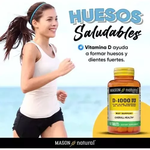 VITAMINA MASON NATURAL D3 1000UI SALUD OSEA B 03 FRASCOS - 5