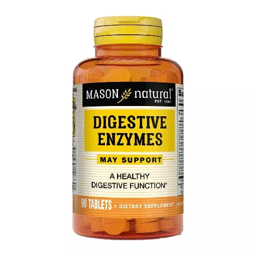 SUPLEMENTO MASON NATURAL ENZIMAS DIGESTIVAS SALUD DIGESTIVA 90 TABLETAS - 1