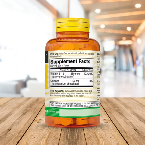 VITAMINA MASON NATURAL B12 250MCG 100 TABLETAS - 2