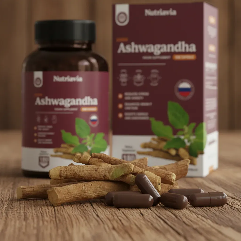 ASHWAGANDHA KSM 66 CONCENTRADO NUTRAVIA 600MG 180 CAPSULAS - 4