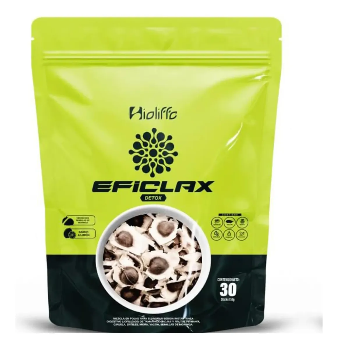 EFICLAX BIOLIFFE LIMPIEZA DEL ORGANISMO DETOX 30 SOBRES 300G - 1
