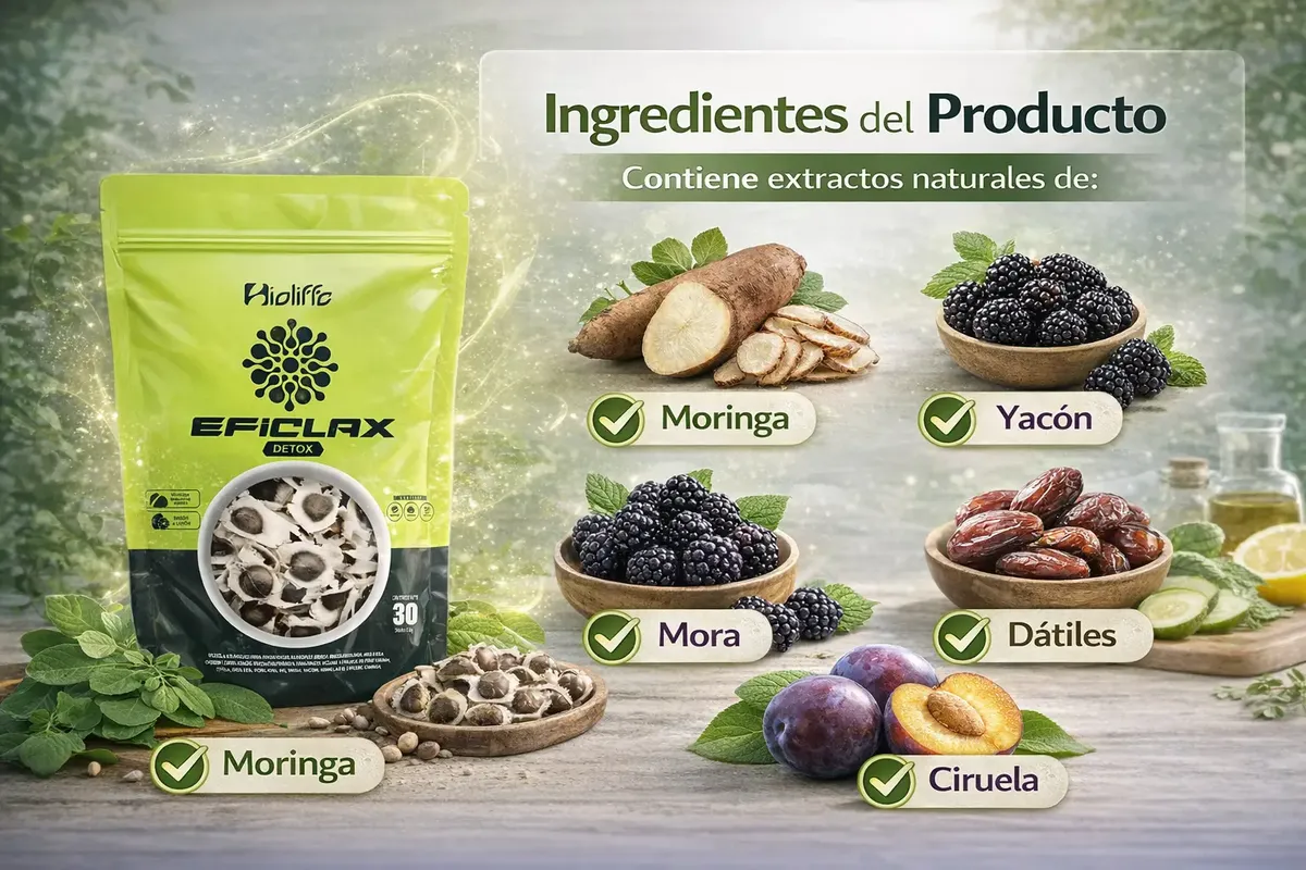 EFICLAX BIOLIFFE LIMPIEZA DEL ORGANISMO DETOX 30 SOBRES 300G - 2