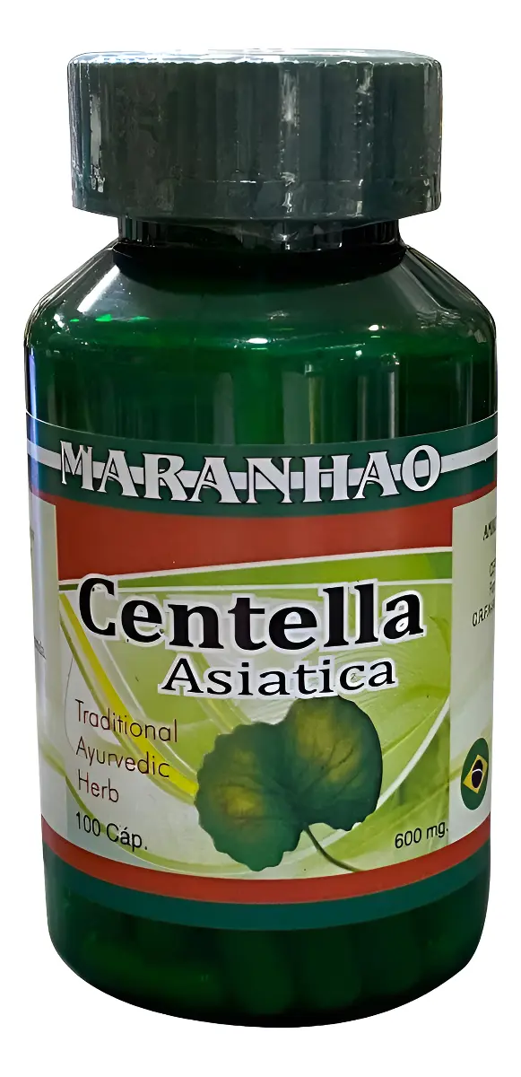 SUPLEMENTO CENTELLA ASIÁTICA MARANHÃO 600MG 100 CAPSULAS - 1