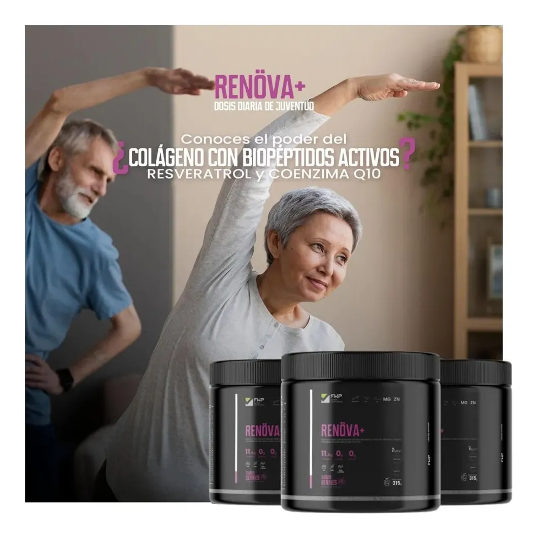 RENÖVA+ COLÁGENO HIDROLIZADO CON BIOPÉPTIDOS ACTIVOS 315GR - 6