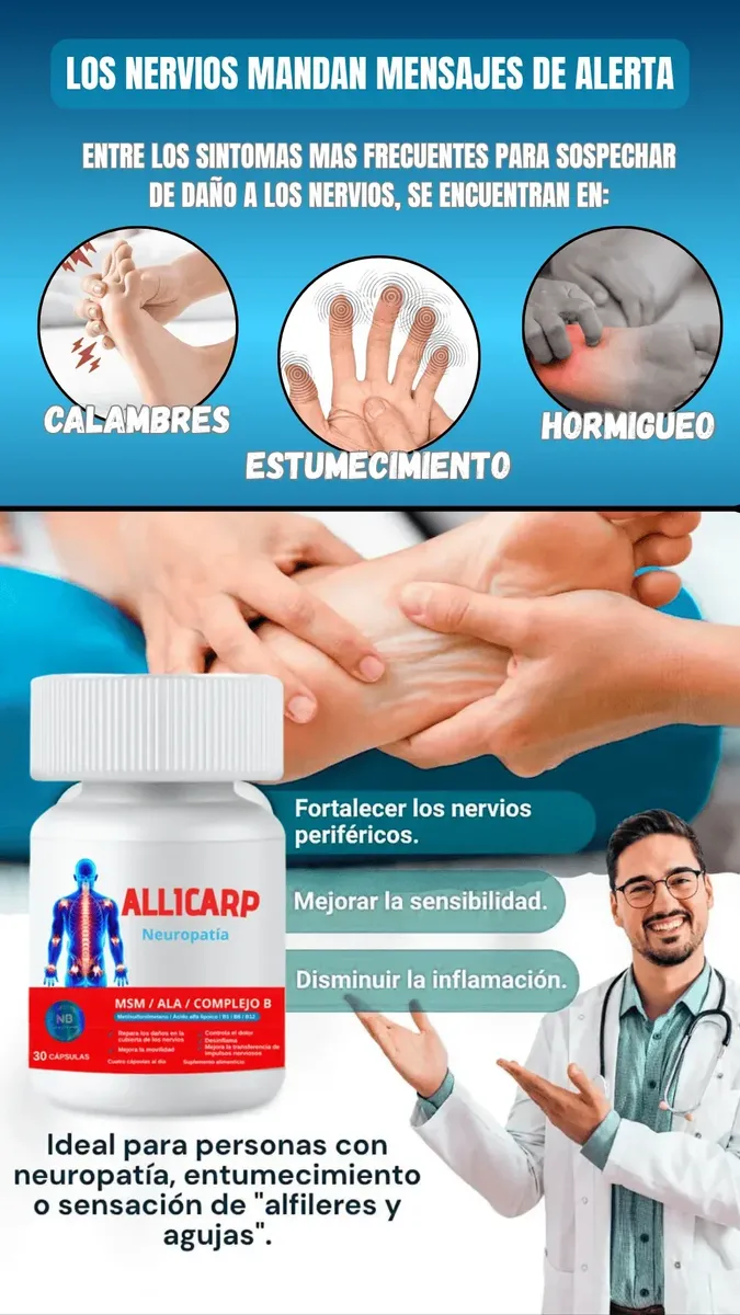 ALLICARP NEUROGENT TRATA LA NEUROPATIA 30 CAPSULAS - 3