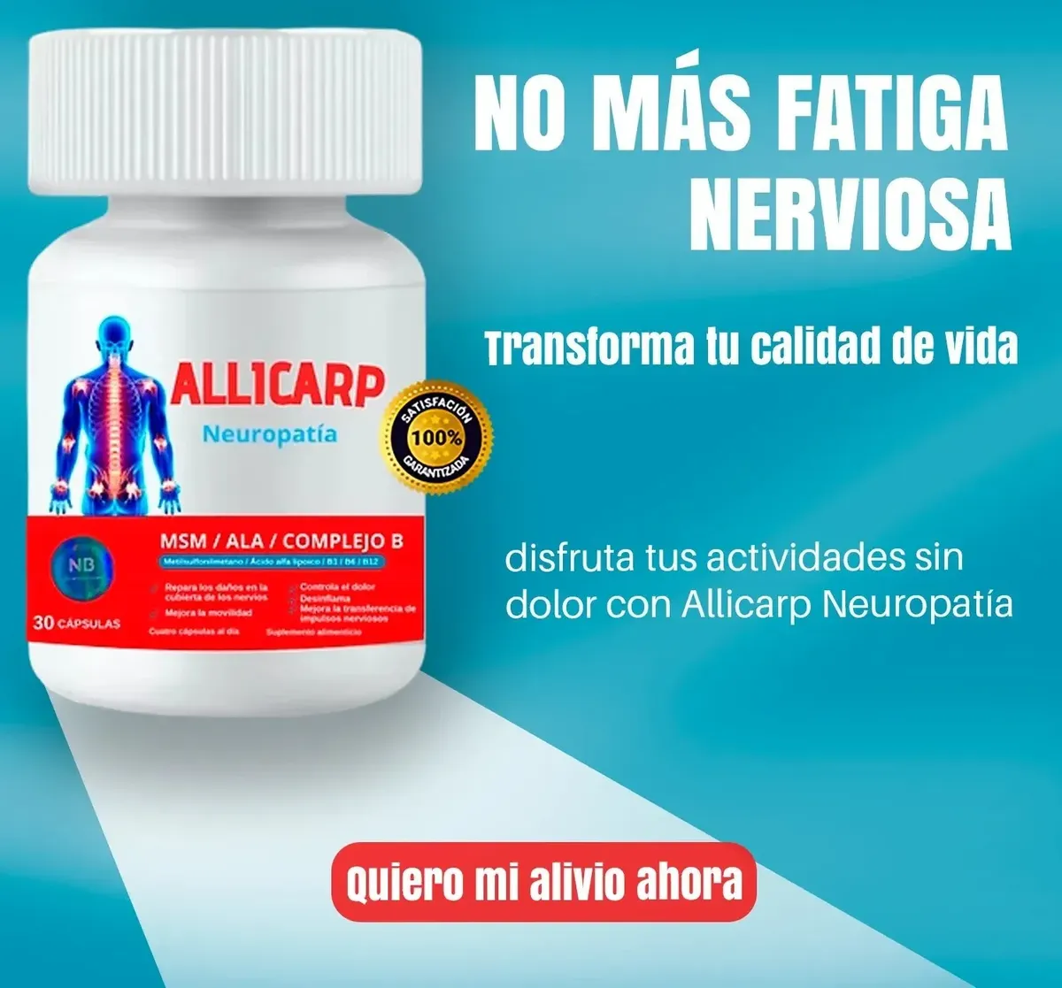 ALLICARP NEUROGENT TRATA LA NEUROPATIA 30 CAPSULAS - 5