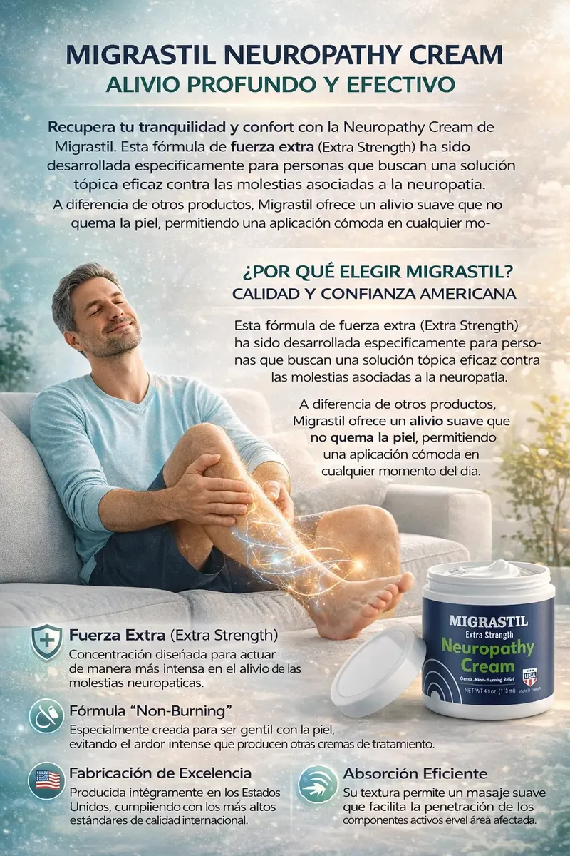 MIGRASTIL NEUROPATHY CREMA PARA NEUROPATÍA NERVIOSA 113ML - 3