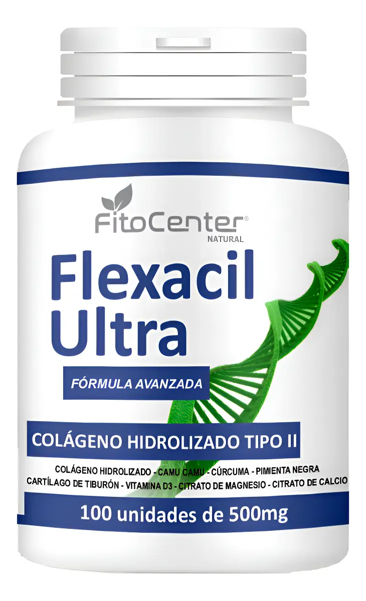 FLEXACIL ULTRA 500MG FITOCENTER SALUD ARTICULAR 100 CAPSULAS - 1