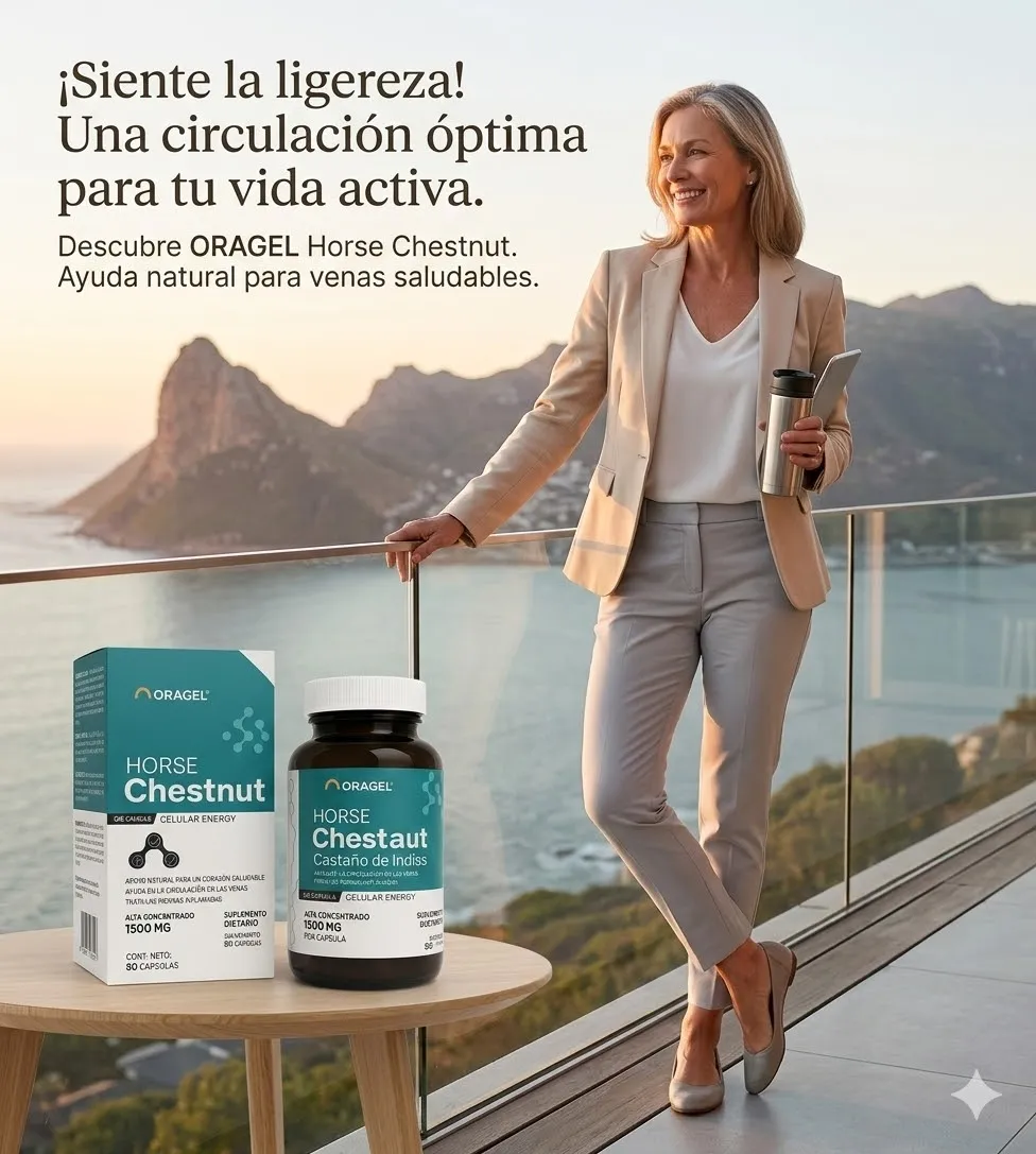 CASTAÑO DE INDIAS ORAGEL CALIDAD ESPAÑOL 1500MG 80 CAPSULAS - 5