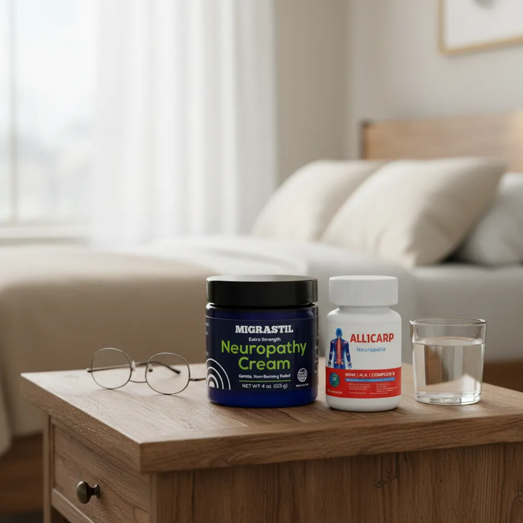 PACK TRATAMIENTO NEUROPATÍA CREMA MIGRASTIL + ALLICARP 30 CAPSULAS - 6