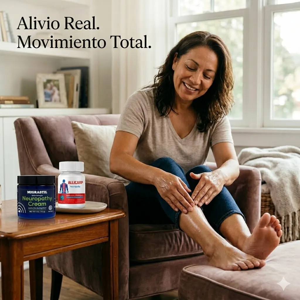 PACK TRATAMIENTO NEUROPATÍA CREMA MIGRASTIL + ALLICARP 30 CAPSULAS - 7